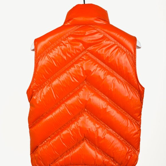 Moncler Hossegor Orange Down Puffer Vest - Picture 3 of 14